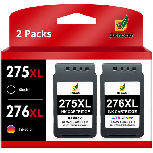 PG-275XL CL-276 XL Ink Cartridge Replacement for Canon 275XL 276XL 275 276 Black and Color