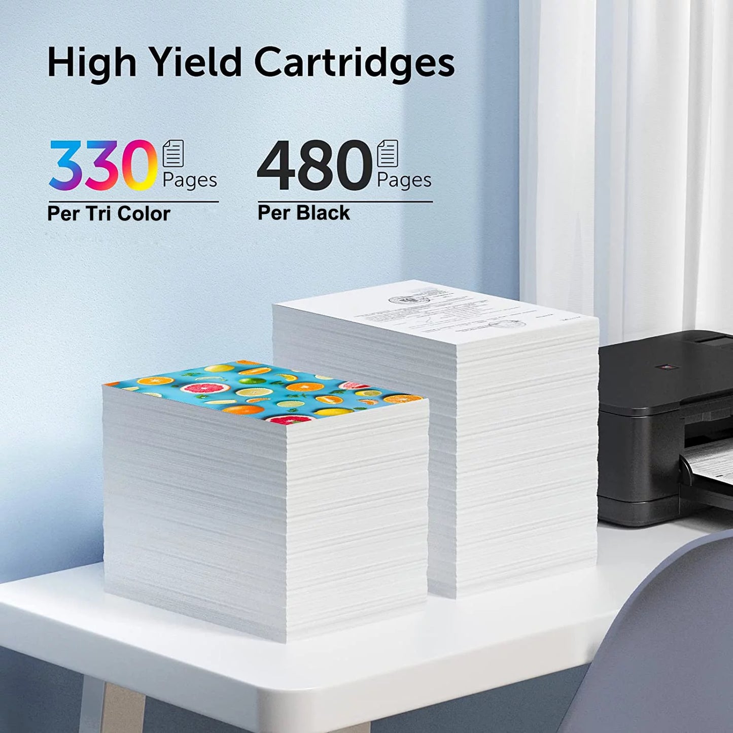 63XL Color Ink Cartridges (2 Pack)