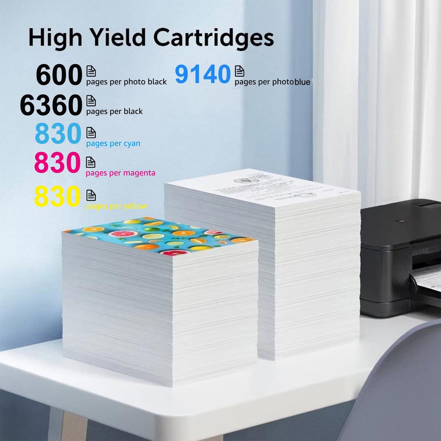 280XXL Ink Cartridge for Canon (Include Photo Blue 12 Pack)