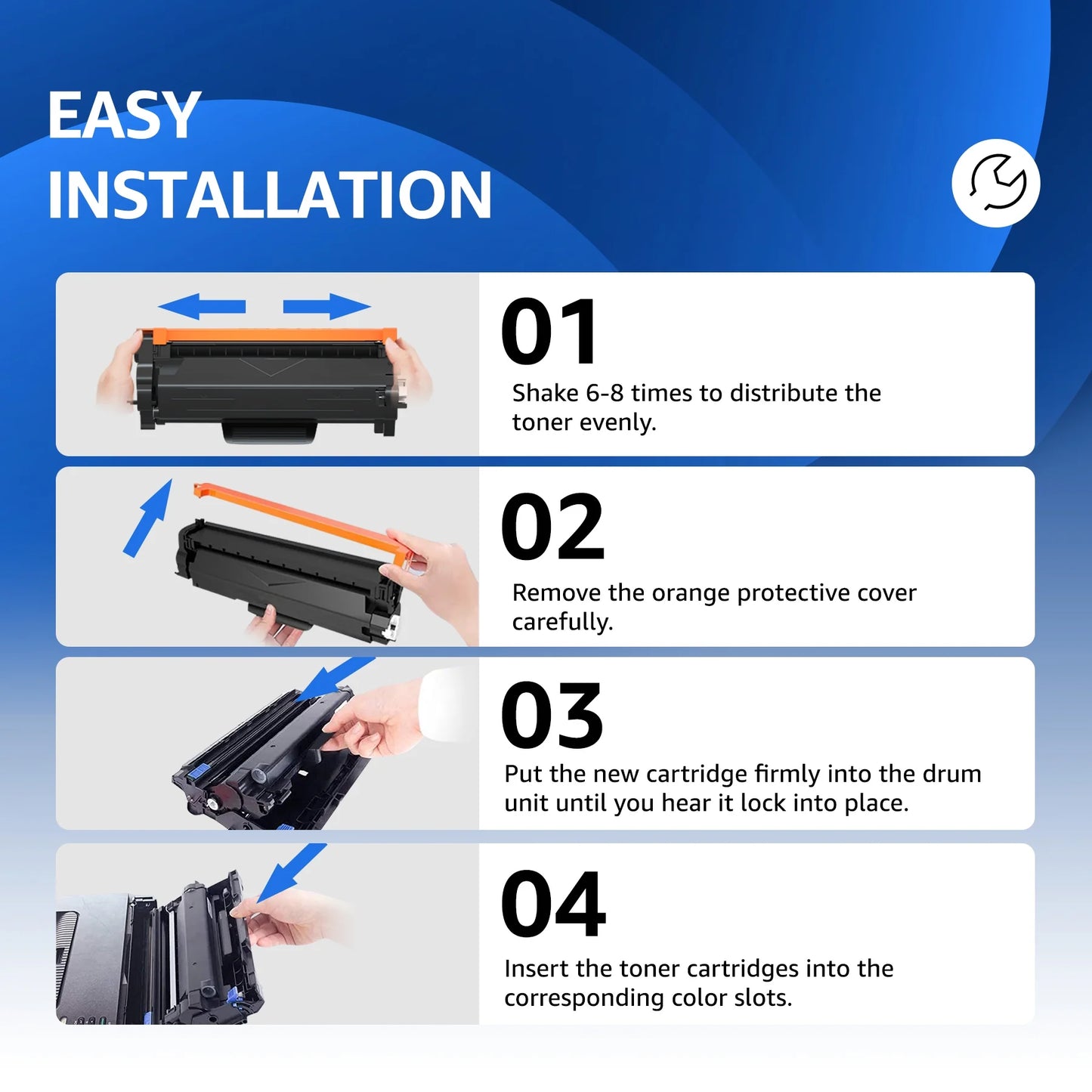 TN730 TN760 Toner Cartridge Compatible for Brother TN-760 TN 760 TN-730 730 for DCP-L2550DW MFC-L2710DW MFC-L2750DW HL-L2395DW HL-L2350DW HL-L2390DW HL-L2370DW Printer Ink (Black, 3-Pack)