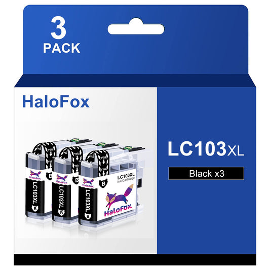 LC103BK LC103XL Black Ink Cartridge (3 Pack)