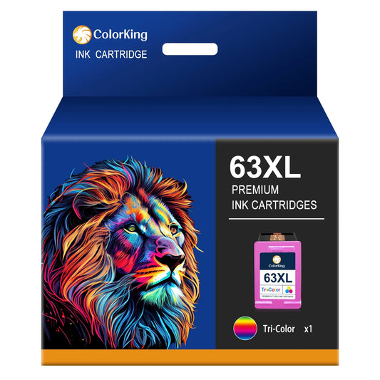 Colorking 63XL Ink Replacement for HP Printer (1 Pack)