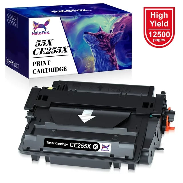 HaloFox Compatible Toner Cartridge Replacement for HP Printers (1-Pack)