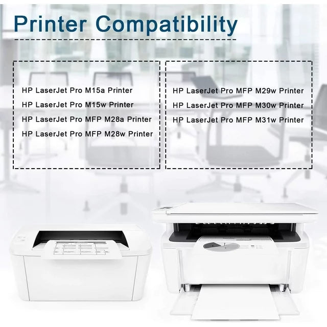 2-Pack Compatible 48A Toner Cartridge Replacement for HP Printer