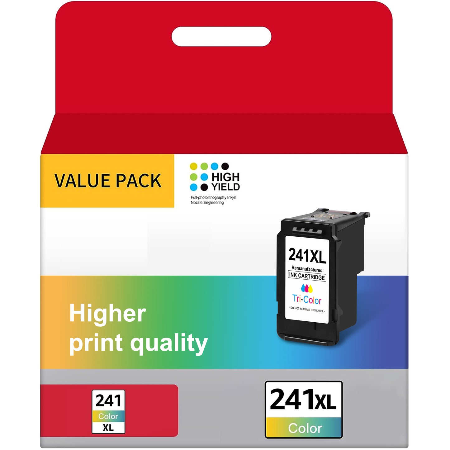 241XL Ink Cartridge Replacement for Canon InkMG3520 MX452 MX512 Printer (1 Pack)