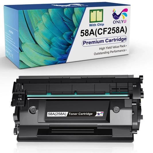 CF258A Toner Cartridge (with Chip) for HP Printer (Black, 1-Pack)