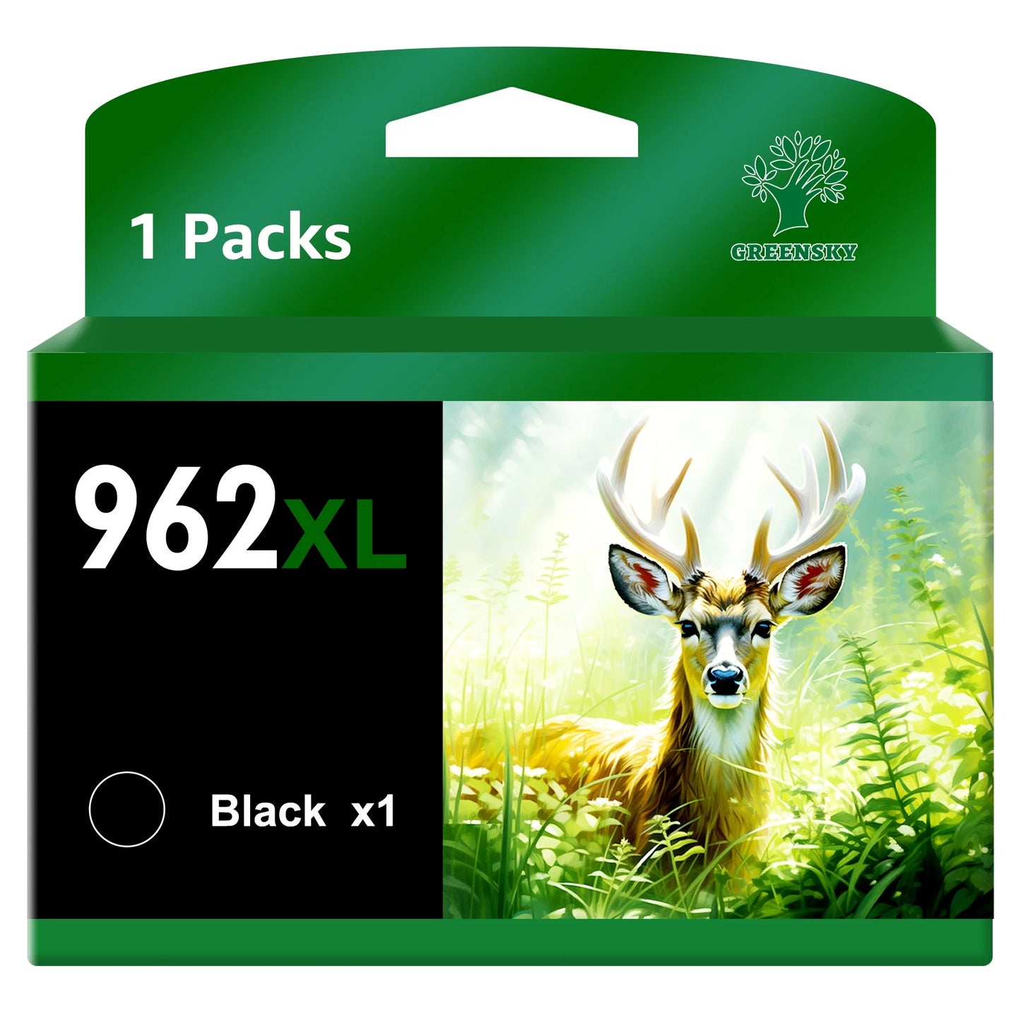 962XL Ink Cartridge for HP 962 XL 962XL for Use with HP OfficeJet Pro 9015 9010 9016 9025 9020 9018 9012 9026 9027 9028 9029 Printer ( 1 Black?