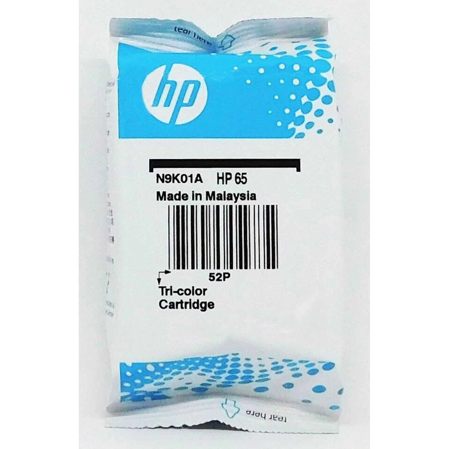 HP 65 Tri-color Ink Cartridge | Works with HP  HP ENVY 5000 Series | Eligible for Instant Ink | N9K01AN