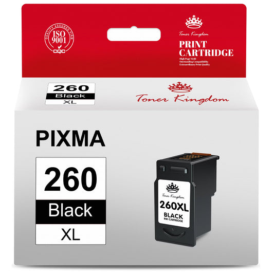 PG-260 XL CL-261 XL Ink Cartridges Replacement for Canon Printer (1 Black)