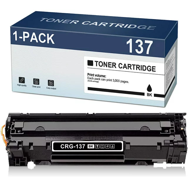 Canon 137 Black Toner Cartridge Replacement for Canon 137 Toner Cartridg CRG137 to use with ImageClass mf232w mf242dw mf236n mf240 mf230 mf216n d570