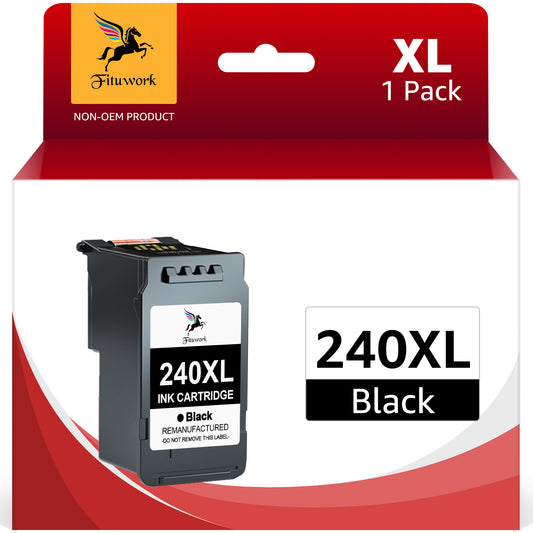 240XL Black Ink Cartridges Replacement forMX452 MX472 MX512 Printer(1 Pack)