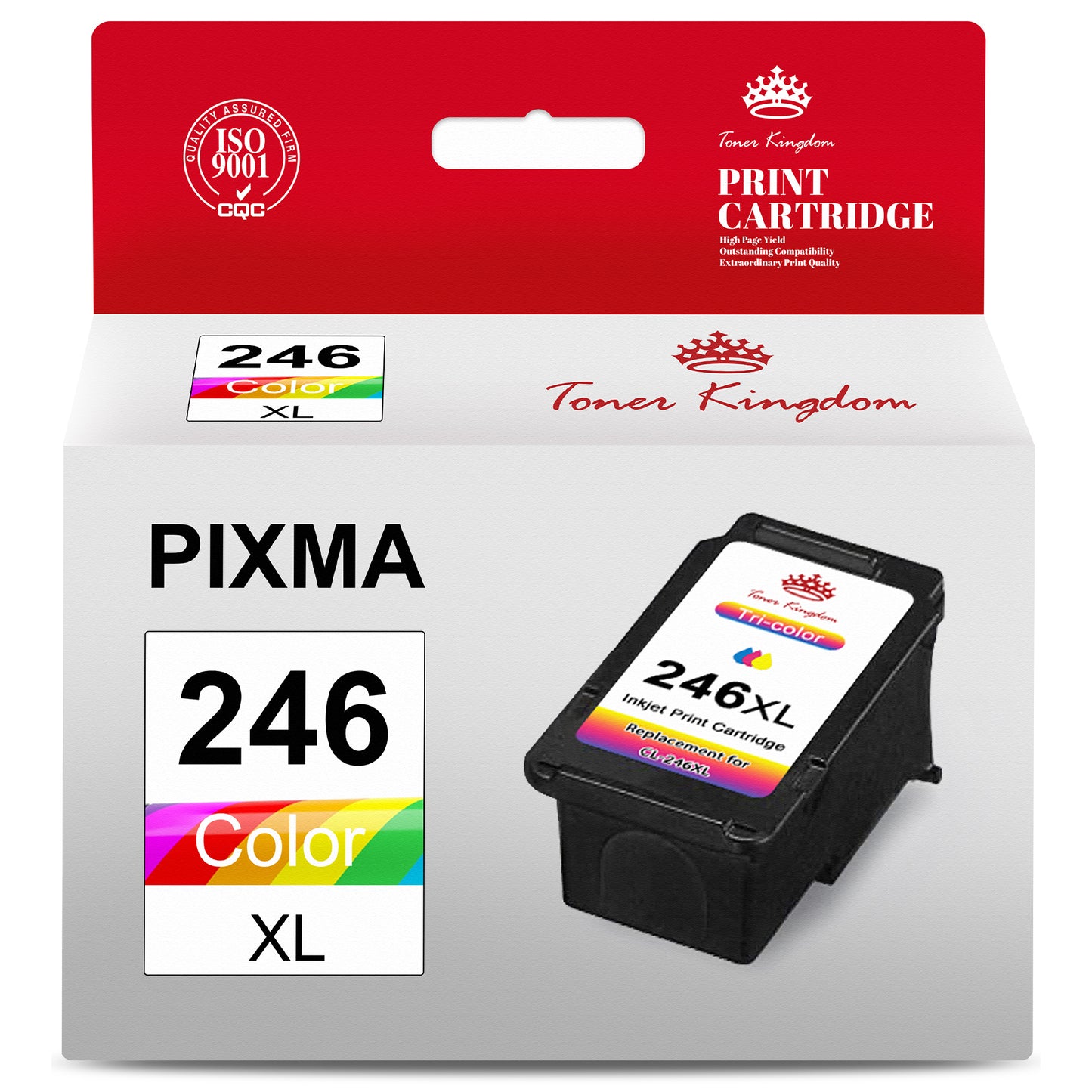 Toner Kingdom 246XL Ink CartridgeTS3322 TS3320 TR4500 TR4520 TR4522 MG2500 Printer,1 Pack