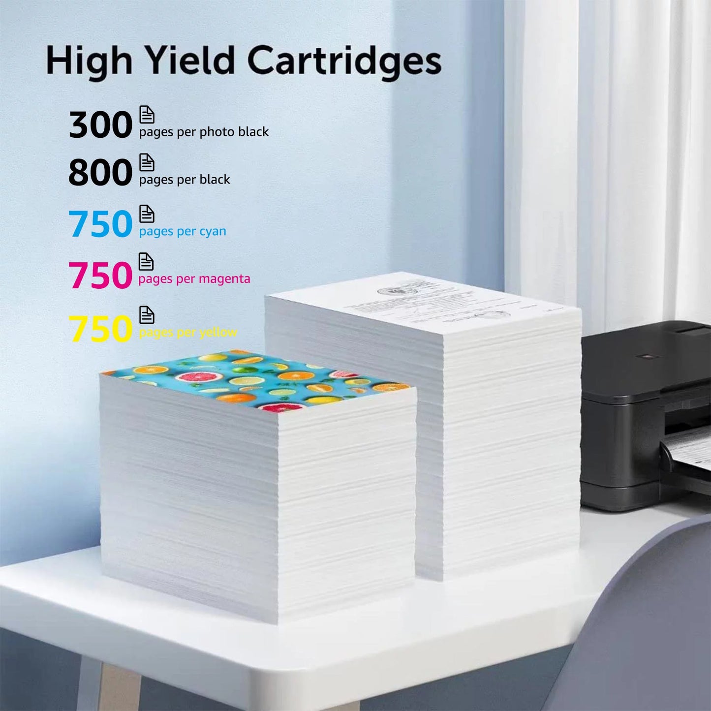 564 Ink Cartridges for Printers (Include Photo Black)