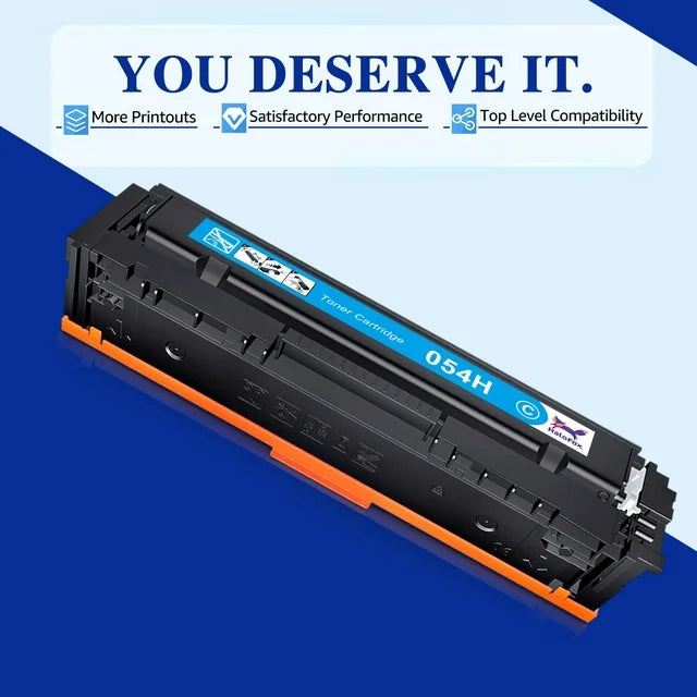 HaloFox Compatible 054H Toner Cartridge for Canon Printer,Black,1 Pack