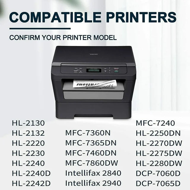 TN450 TN420 1-Pack Compatible Toner for  MFC-7860DW MFC-7460DN HL-2270DW MFC7240 Printer Ink Black