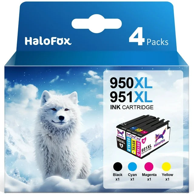 Halofox 950xl and 951 Combo Pack (4 Pack)