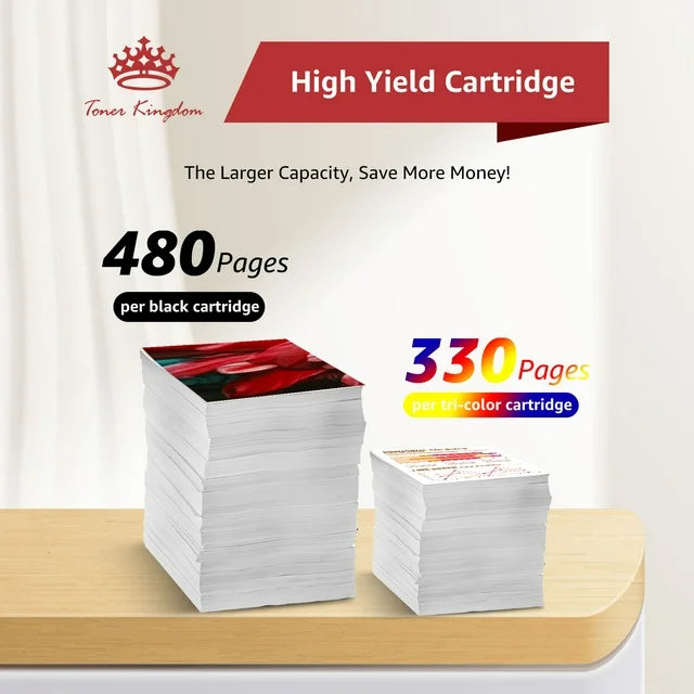 High Yield 63 Color Ink 63XL Color Ink Cartridge Replacement for HP Printer (1-Pack)