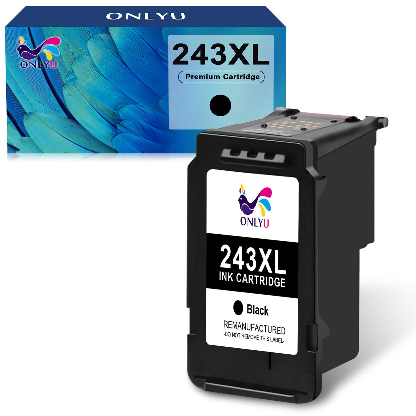 PG-243 PG 243 Halofox 243 Ink Cartridge printers that use PG-245 and PG-245XL ink cartridges