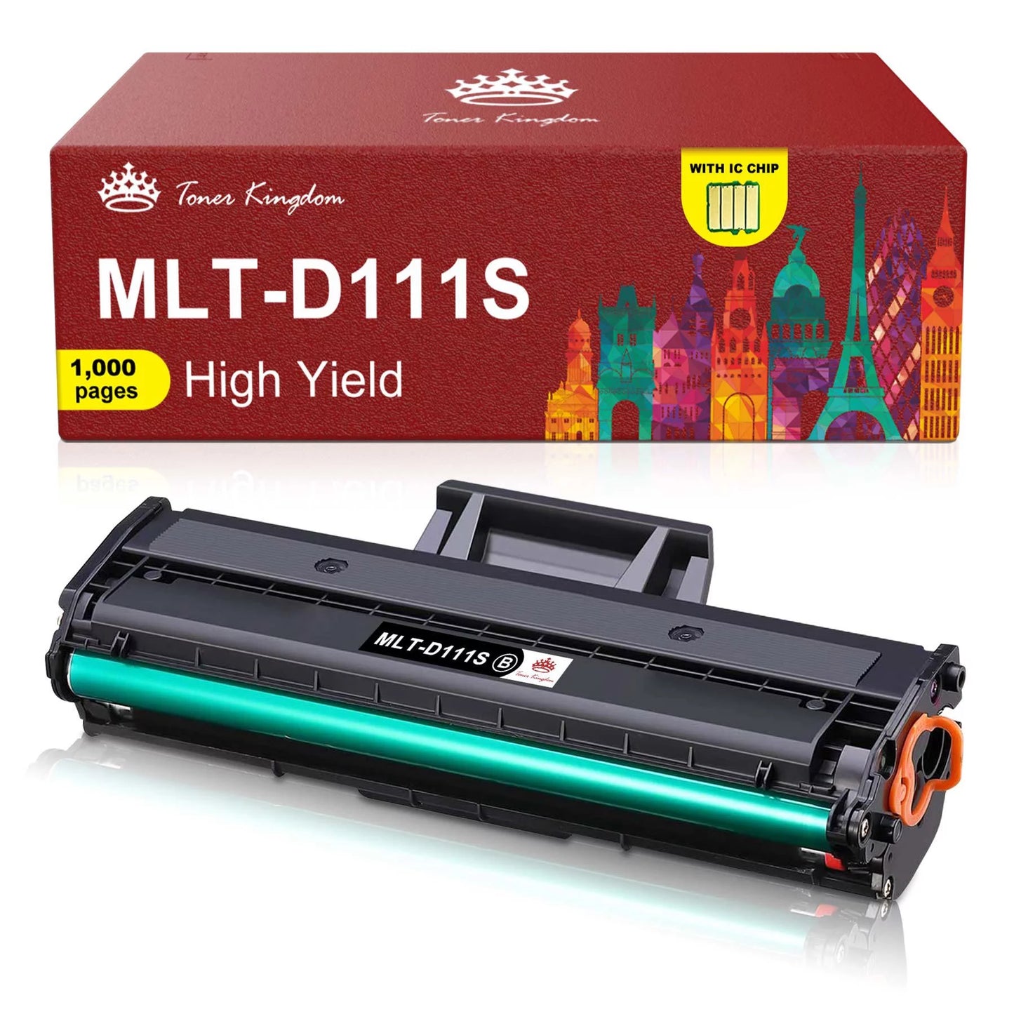 1-Pack MLT111S MLT-D111S MLTD111S D111S Compatible Toner Cartridge for Samsung Printer (Black)