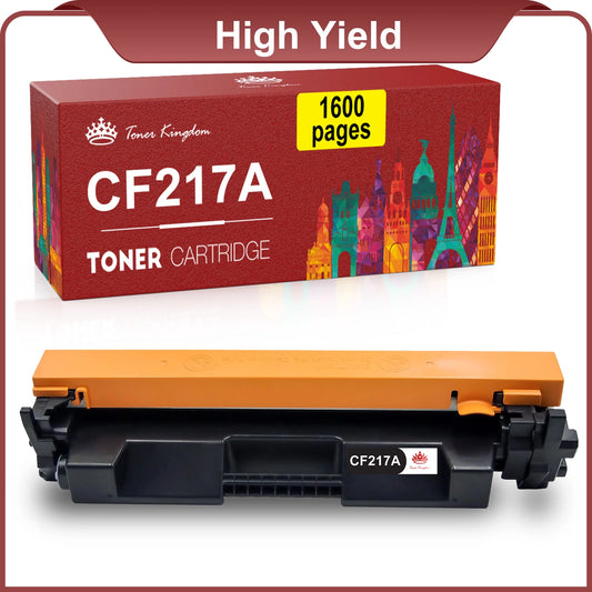 17A CF217A Black Toner Cartridge for HP (Black, 1-Pack)