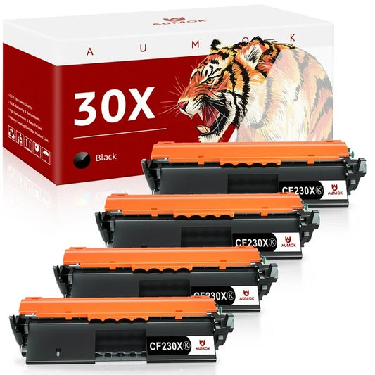 CF230X 30X Compatible Toner Cartridge for HP  LaserJet M203dw Pro MFP M227fdw Printer (4-Black)