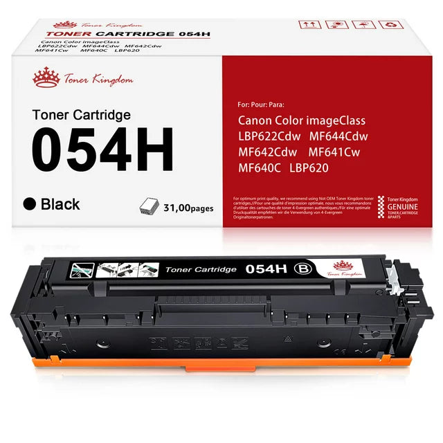 054H Compatible Toner cartridge Replacement for Canon Printer Ink Black, 1-Pack