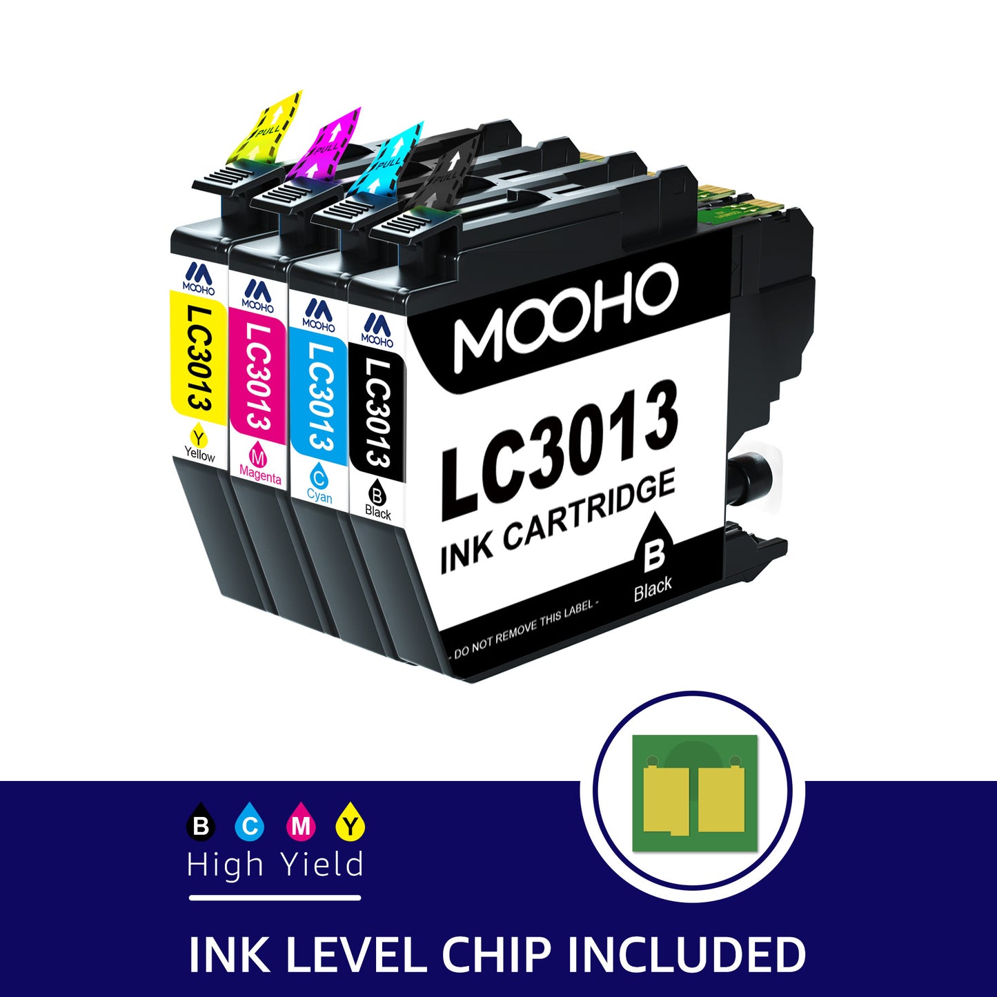 MooHo Compatible Ink Cartridge Replacement -J690DW (2Black, 1 Cyan, 1Magenta, 1Yellow)