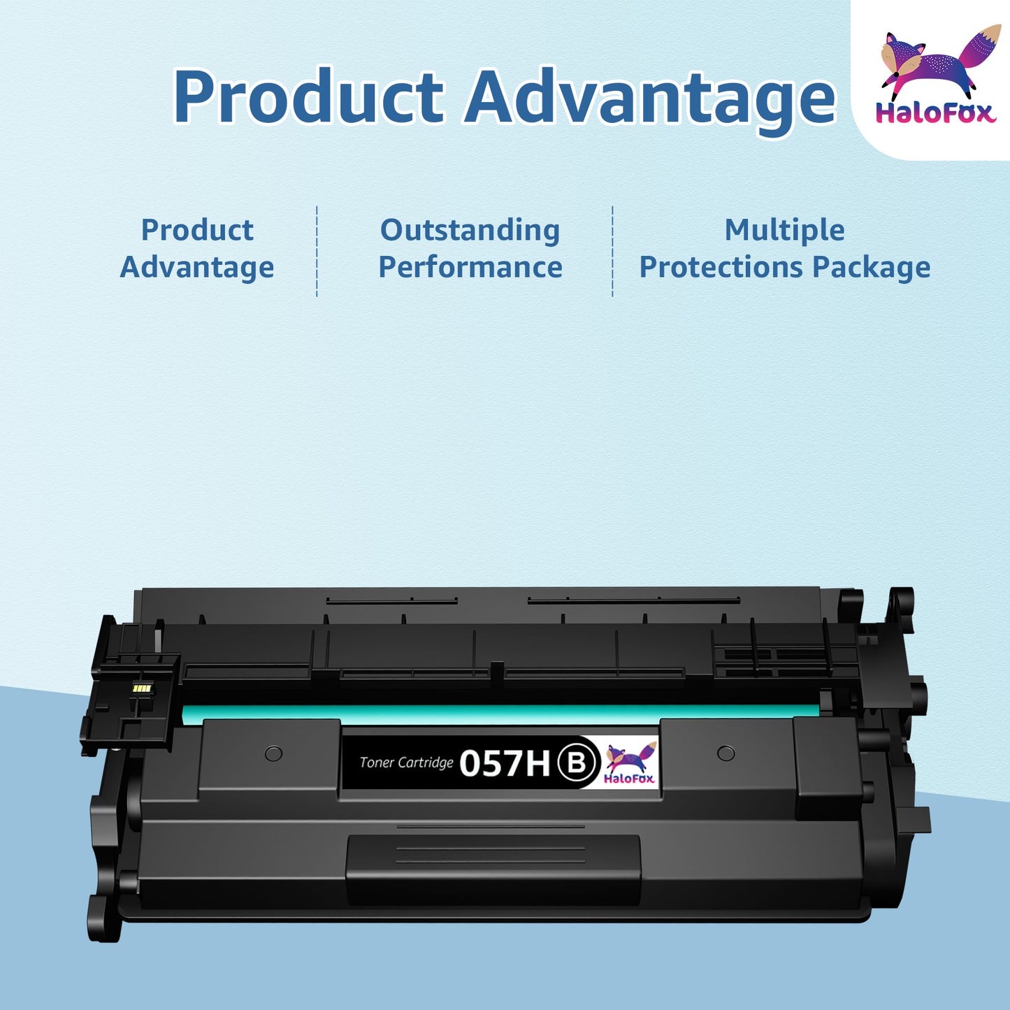 057H Toner Cartridge High Yield Replacement for Canon 057H Work with Canon ImageCLASS MF445dw MF448dw MF449dw LBP226dw LBP227dw LBP228dw MF445 Laser Printer Black, 1-Pack