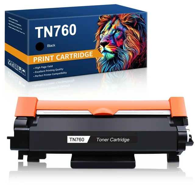 TN760 TonerCompatible Toner for Brother (Black,1-Pack)