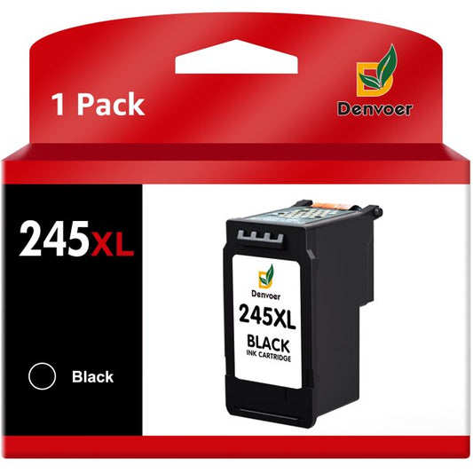 PG245XL Ink Cartridges for Canon Ink  MG2522 TS3122 MX492 MX490 MG3022 MG2922 MG2520 Printer (1 Black）