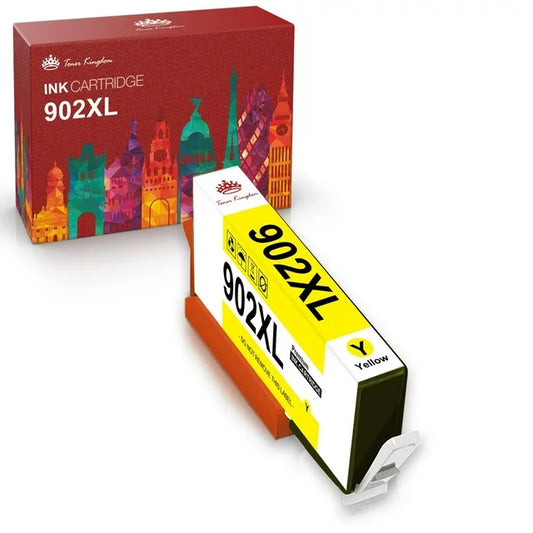 Tonerkingdom 902XL 902 XL Ink Cartridges for HP 1 Yellow