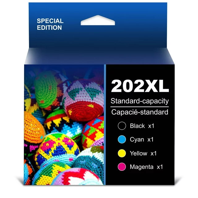 202XL T202 Ink Cartridges (2 Black 2 Cyan 2 Magenta 2 Yellow)