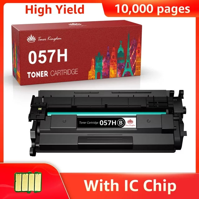 1-Pack 057 057H CRG-057 Black Toner Printer for Canon