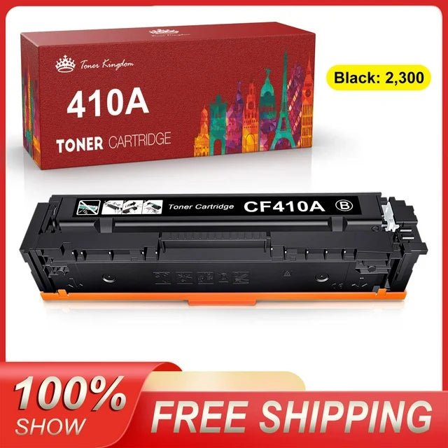 410A Black Toner Cartridge Replacement for HP (1 Black)