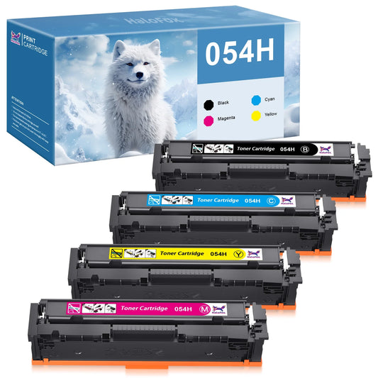 054H Toner Cartridge for Canon 054 054H for Color  mageCLASS MF644Cdw MF640C Printer,Black Cyan Magenta Yellow,4 Pack