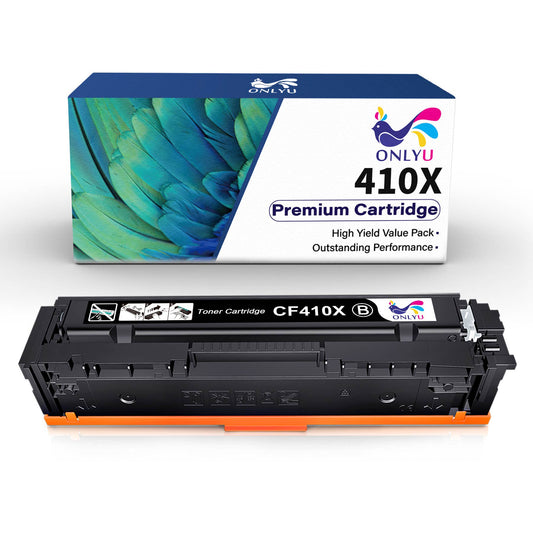 ONLYU 410X toner cartridge replacement for HP (1 Black)