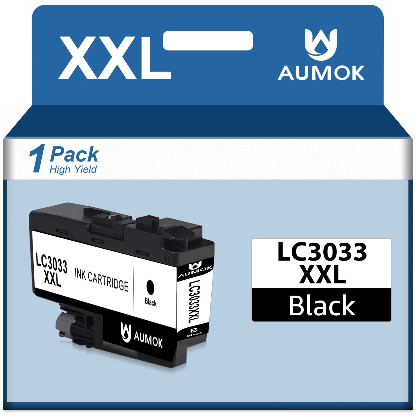 LC3033 XXL LC3035 Ink Cartridge Brother LC3033 XXL LC-3033 LC3035 Work for Brother MFC-J995DW MFC-J815DW MFC-J805DW XL Printer (Black, 1 Pack)