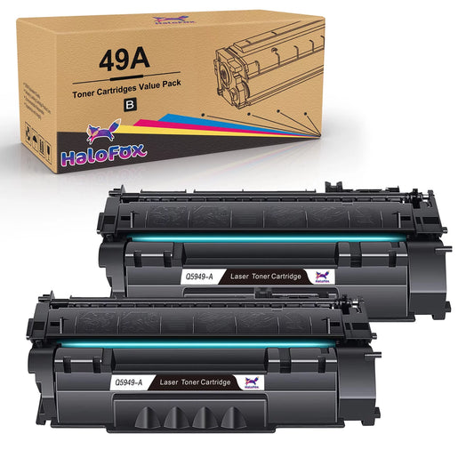 2 Black 49A | Q5949A Toner Cartridge Replacement for HP 1320