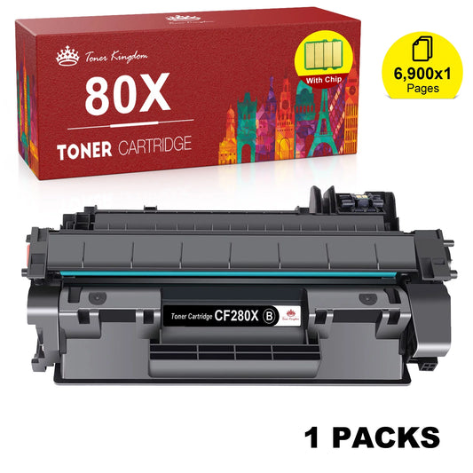 80X CF280X Compatible Toner Replacement for HP Printer (1 Black)