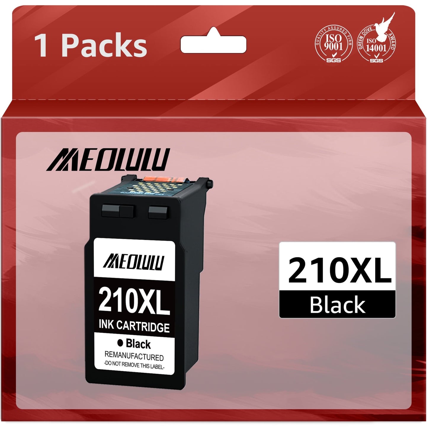 210XL Black Ink Cartridge Replacement for Canon( 1 Black Pack)