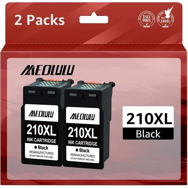 210XL Ink Cartridge Black Compatible with Canon(Black 2 Pack)