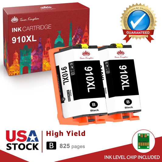 High Yield 910 XL Printer Ink Replacement for HP (2-Pack)