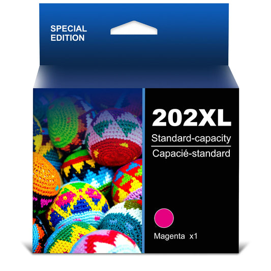 202XL Ink Cartridges Compatible for Epson Printer New Upgraded Chips (1 Magenta)