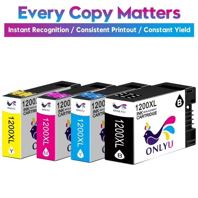 MAXIFY PGI-1200XL Black And Color Multi Pack Ink 1200XL Ink Cartridge Compatible to Canon