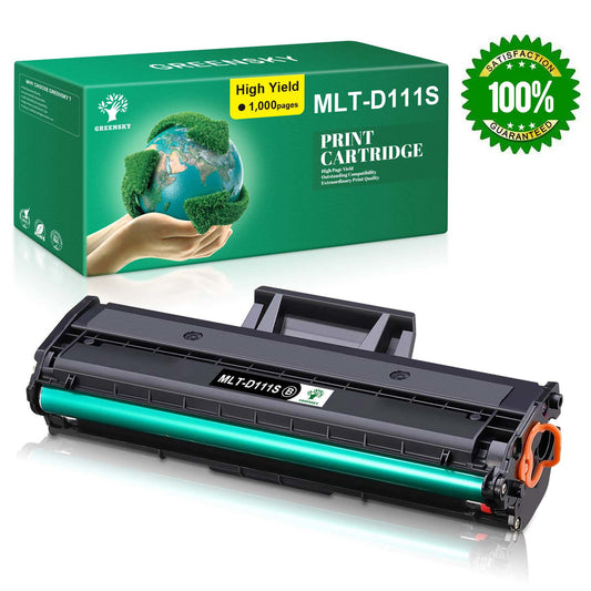 111S Toner Cartridge Replacement for Samsung Printer (Black, 1 Pack)