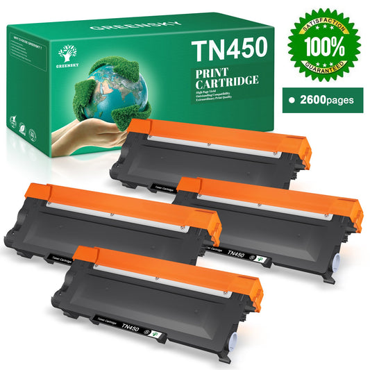 TN450 (4 Black) High Yield Compatible Toner Cartridge Replacement for Brother