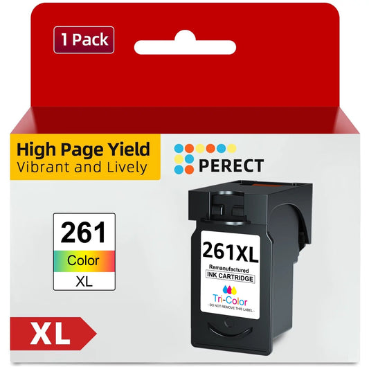 261XL CL261 XL Color Ink Cartridge Compatible with Canon Printers(1 Pack)