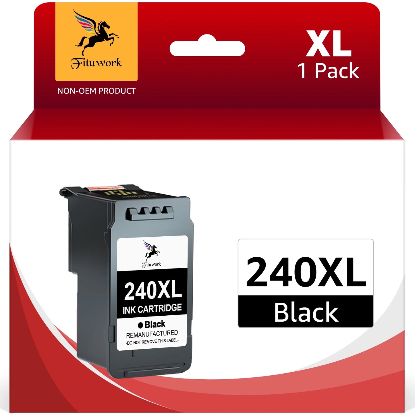 240 XL Black Ink Cartridge Replacement for Canon(1 Pack)