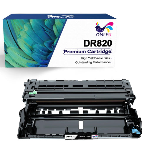 DR820 DR-820 DR 820 Drum Unit Compatible Replacement for Brother Printer Black 1 Pack