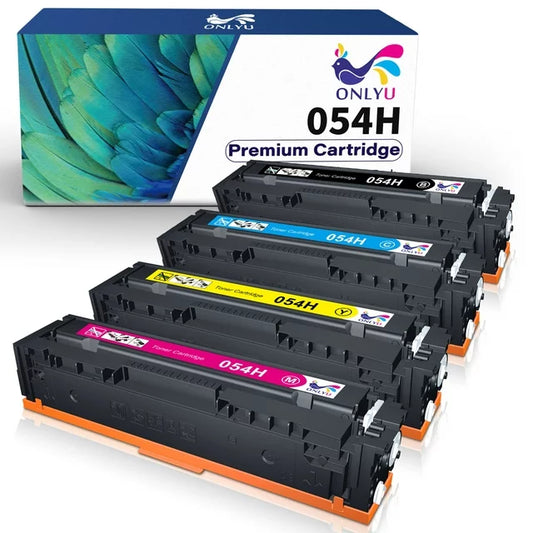 054H Compatible Toner Cartridge Replacement for Canon Printer (4-Pack)